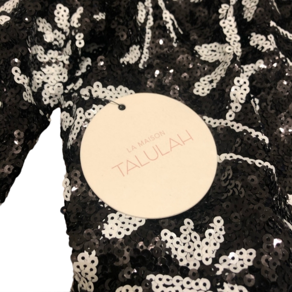 La Maison Talulah One Shoulder Sequin Mini Dress - Picture 4 of 8